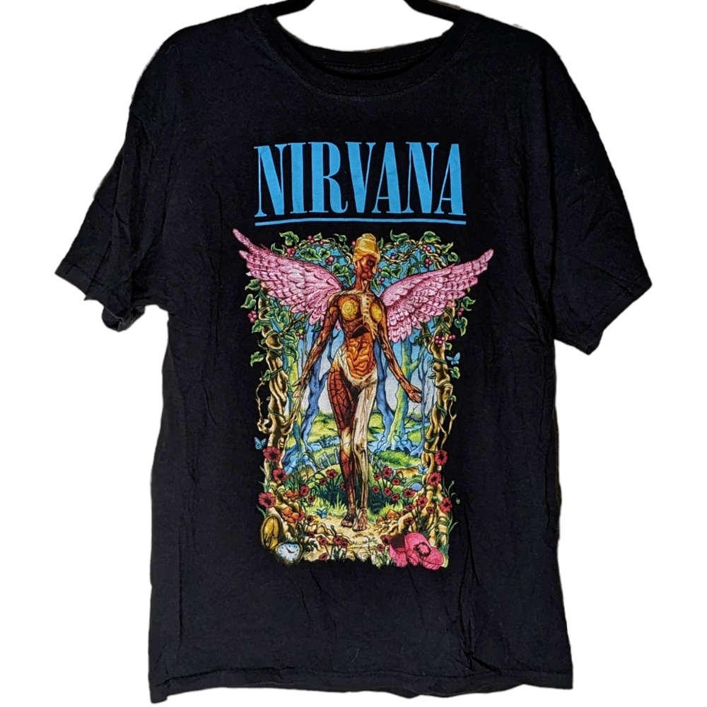 Classic Nirvana T Shirt with Vibrant Graphic